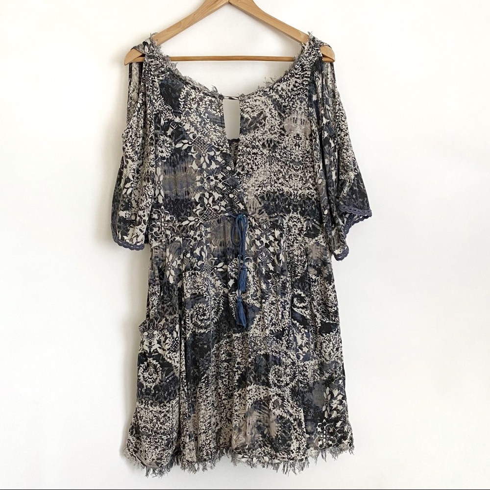 Free People Floral Swing Boho Dress Size Small